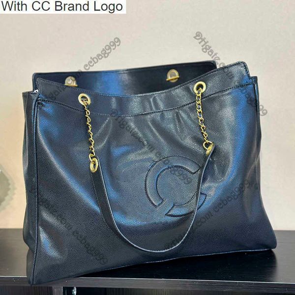 CC Brand Totes Vintage Lager Kapazität Damen Totes Taschen Genarbtes Kalbsleder Stickerei Brief Designer Schulterketten Einkaufstasche Sport Outdoor Rucksäcke Mode Por