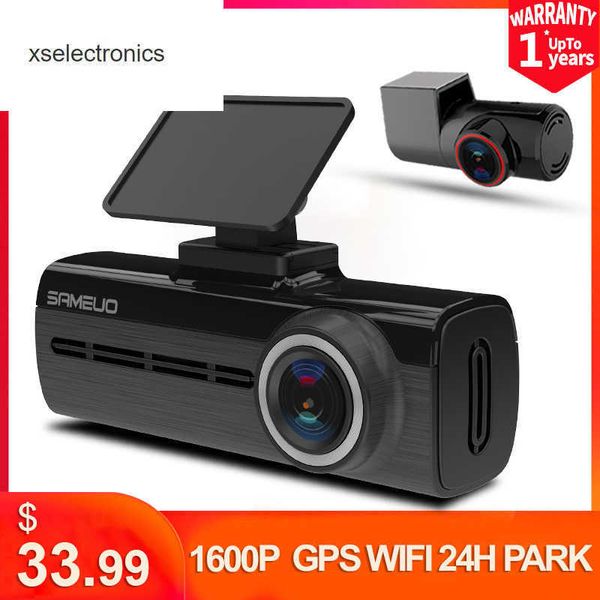 Обновление Simeuo U750Pro Dash Cam Передняя и задняя видео -рекордер Dashcam Car Car DVR с 2 кулачками для рекордера автомобильной камеры 24H парковка автомобиль DVR