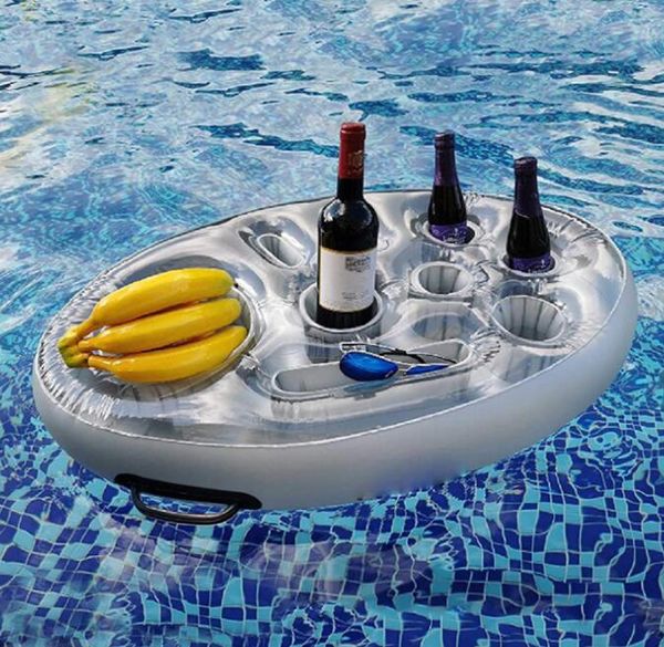 Acqua grande Galleggianti Vassoio di frutta galleggiante Birra Acqua potabile Ghiaccio Bar party che serve vassoi galleggianti per piscina all'ingrosso