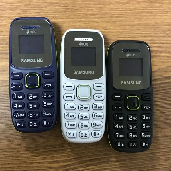 Telefones celulares reformados Samsung BM310 2G GSM Desbloqueado Mini Phone Bluetooth para estudante velho com caixa