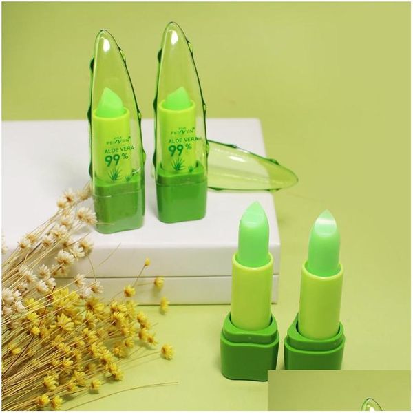 Lipstick peinifen aloe vera gel brilho de cor alteração hidratante antidrying dessalinização finegrain lábio blamcil cuidados drop entrega cura dhg9s