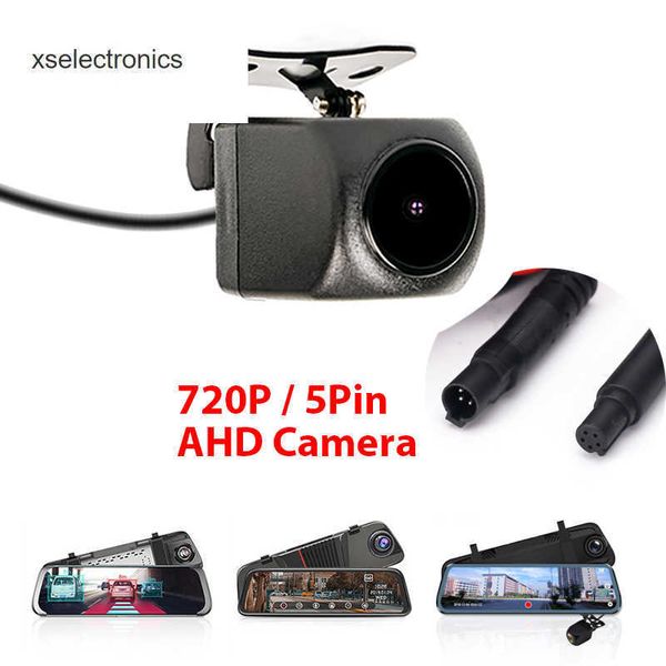 Update 720P/ 1080P AHD Auto-Rückfahrkamera mit 4/5-Pin für Auto-DVR, Autospiegel, Dashcam, wasserdichte 2,5-mm-Buchse, Rückfahrkamera, Parkkamera, Auto-DVR