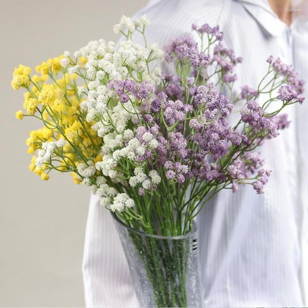 Dekorative Blumen, 3 Stück, künstliche Kunstpflanzen, für Zuhause, Hochzeit, Garten, Dekoration, Pografie-Stab