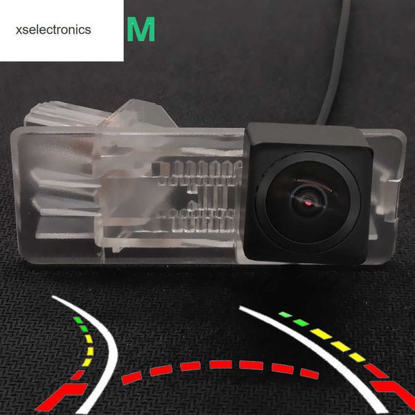 Aggiornamento AHD Fisheye Starlight 12LED Traiettoria Dinamica Macchina Fotografica di Retrovisione Per Renault Duster 2009-2019/Laguna 2 3 2001-2015/Espace 4 Auto DVR