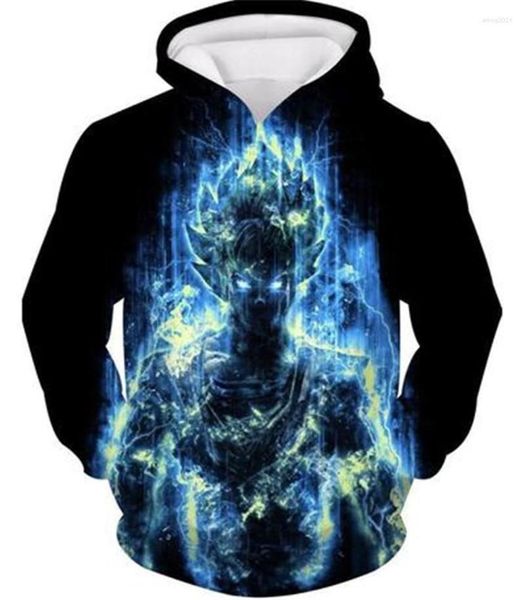 Hoodies masculinos Kissqiqi Men moletom com capuz 3D Impresso Creative Casual Trend Cartoon Capuz Tamanho máximo S-5xl