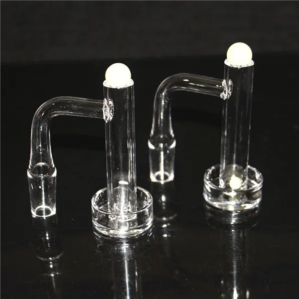 Wasserpfeifen Terp Slurper Abgeschrägter Rand Auto Spinner Raucher Quarz Banger mit Glas Marmor Bubble Cap Perlen Ball 20mm 25mm Nägel für Wasserbongs Dab Rigs