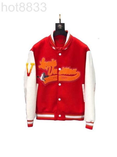 Giacche da uomo Designer Uomo e donna Baseball Varsity Autunno Inverno Streetwear Moda Cappotto con giunzioni larghe I0IH