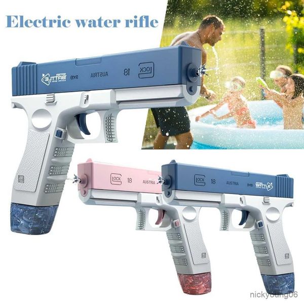 Sabbia gioca ad acqua divertente estate per bambini completamente automatica a fuoco continuo pistola giocattolo elettrico