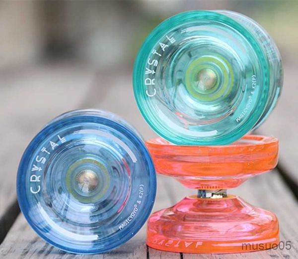 Yoyo New Arrival Responsive Crystal YoYo Plastic Yo para crianças Iniciante Substituição Rolamento sem resposta para Advancer