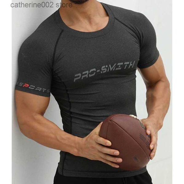 T-Shirts für Herren, schnell trocknend, Fitness, bedruckt, T-Shirts, Outdoor, Sport, Laufen, Klettern, kurze Ärmel, Hemd, Strumpfhosen, Bodybuilding, Oberteile, Corest-T-Shirt T230601