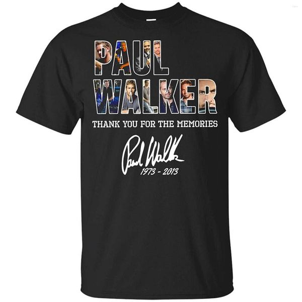 Camisetas masculinas Jamila Walker Thank You For The Memories Shirt 1973 2013 2023 Moda Manga Curta Preto