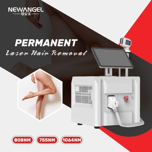 Novidades Smart Android System Dioda Laser Hair Removal Machine Todos os tipos de pele Adequado Sem dor Permanentemente Seguro Efetivamente CE Aprovado pela FDA