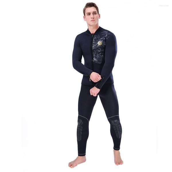 Roupa de banho feminina 2023 5mm jaqueta de mergulho terno jaquetas molhadas para homens neoprene profissional kitesurf roupas calças zíper frontal