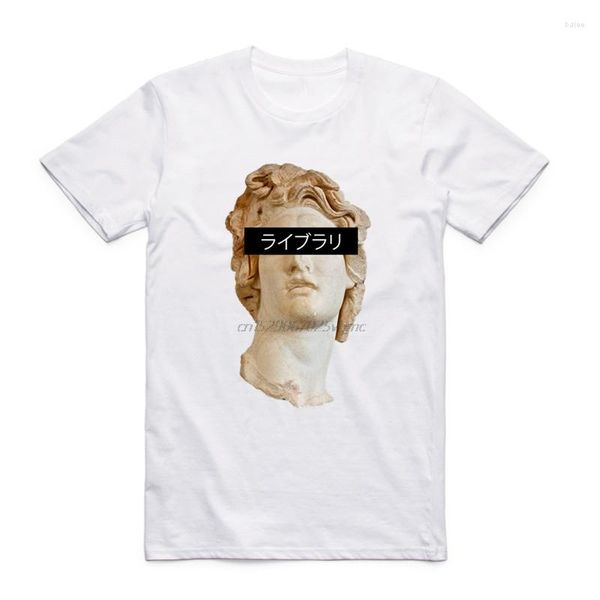 Camisetas masculinas S-XXX Homens Mulheres Vaporwave Awesome T-shirt Manga Curta O-neck Harajuku Moda Camiseta Streetwear Swag