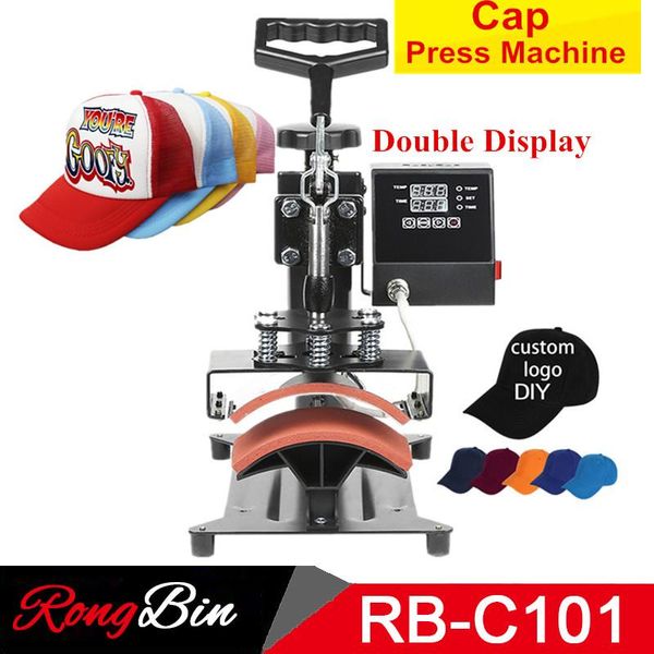 Caps Cap Heat Press Machine Digital Swing Away Sublimazione Cap Hat Stampa Trasferimento di calore Berretto da baseball Sublimazione