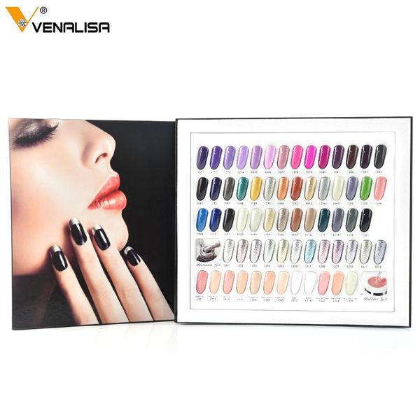 Gel venalisa 12ml Gel Polnisch Farbbuch Einweichen von Gel Polnisch Nagelfarbe Display Farbdiagramm