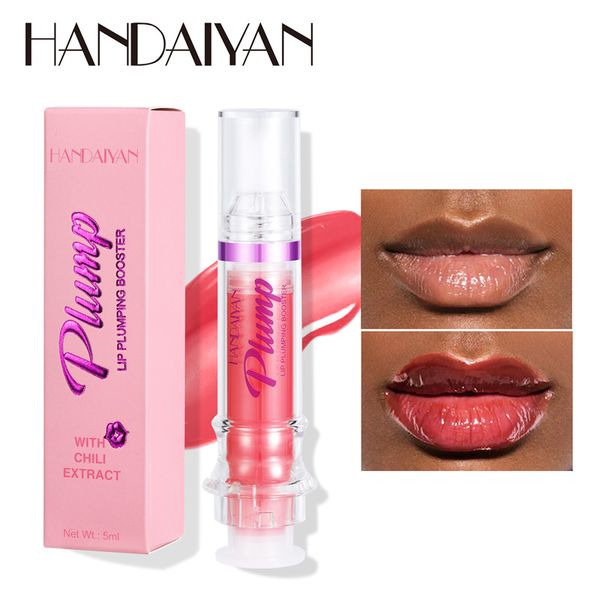 Tubo de agulha Lip Honey Dudu Lip Glass Mirror Lip Gloss Hidratante Hidratante Lábios carnudos Longa duração nutritivo Cosmético coreano