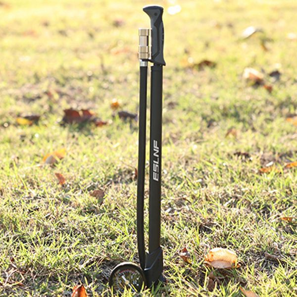 Bombas de bicicleta portátil Bomba de amortecedor traseiro Schrader Presta Tubo giratório de 360 graus Bomba de ar para garfo de bicicleta Ferramenta de bicicleta de montanha 230531