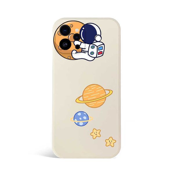 Adequado para astronauta espacial Apple 11 capa de celular iPhone12 casal 13Pro capa protetora