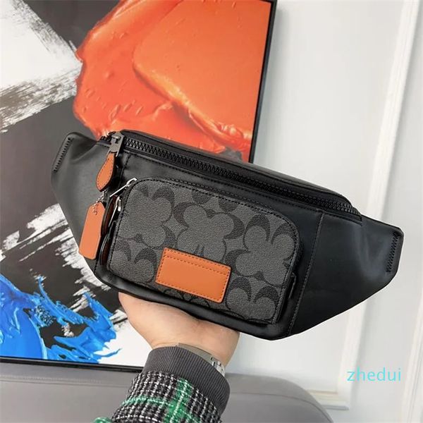 2023-Man Bambag Waist Bag Designer Shoulder Chest Bags Fanny Pack Feminino Grande Capacidade Crossbody Bolsas de Couro Genuíno