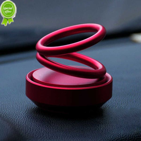 New Creative Double Ring Rotating Profumo Car Deodorante Filler Solid Car Stick UFO Car Air Fragrance Decor Accessori per auto