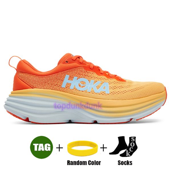 Running Bondi Clifton Scarpe da ginnastica Runner Hokas Carbon x2 Triple Nero Bianco Blu Clifton 8 Scarpe Sport all'aria aperta Designer Scarpe da ginnastica Assorbimento degli urti huaraches-1