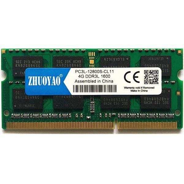 Rams Zhuoyao DDR3 DDR3L 4 GB 8 GB 1333 MHz 1600 MHz Sodimm 1,35 V 1,5 V Notebook RAM 204Pin Laptop Speicherpreis Sodimm