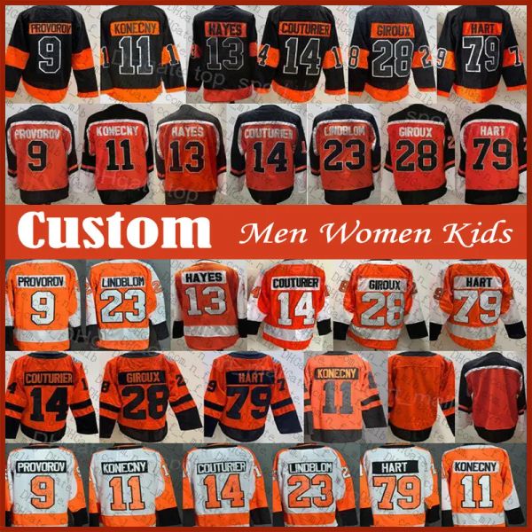 Philadelphia''flyers''carter Hart Travis Konecny Hockey Jersey Custom Provorov Couturier Кевин Хейс Морган Фрост Оуэн Типпетт Брендан Лемье Райан