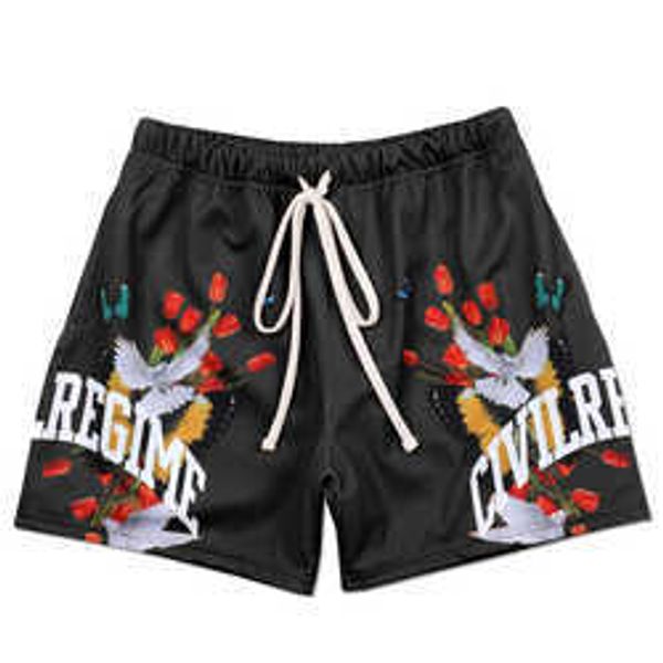 Großhandel Sublimation Custom Herren Mesh Shorts mit Seitentaschen atmungsaktive Mode Sommer Mesh Shorts XNVB