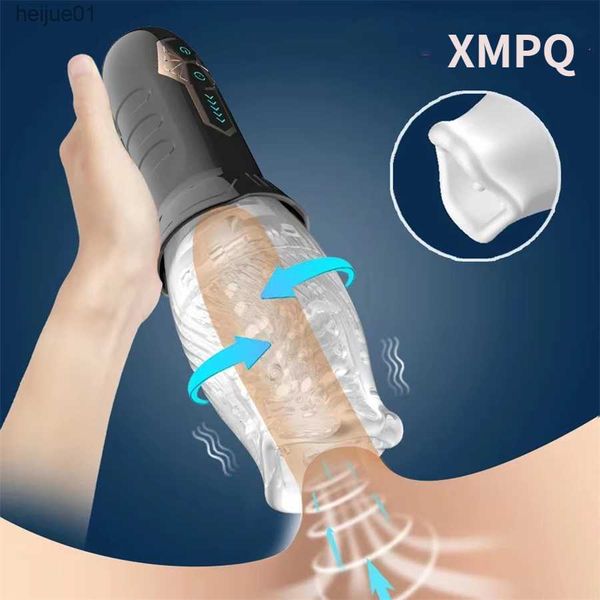 Masturbador Sugador Rotativo para Homens Sexo Oral Real Glande Trainer Penis Massagem Masturbador Masculino Glande Vibrador Brinquedo Sexual para Homens L230518