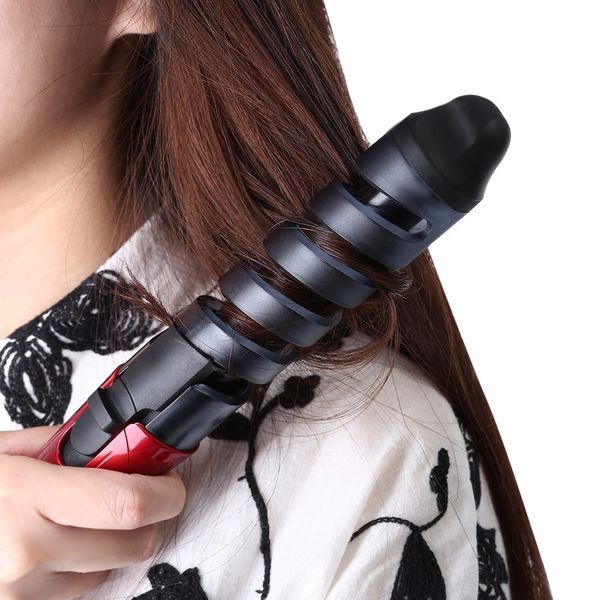 Curling Irons Professional Hair Curler Roller Magic Spiral Curling Ferro Rápido Aquecimento Curling Wand Elétrico Hair Styler Pro Styling Tool 230531