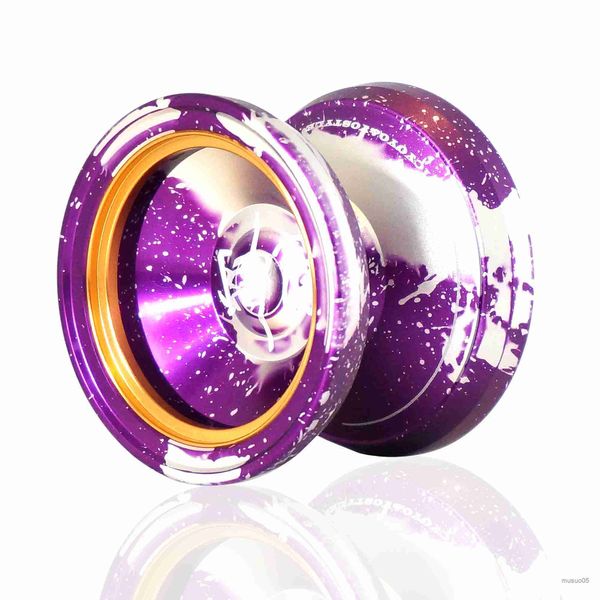 Yoyo Metal yoyo peso de alumínio com rolamento de aço inoxidável liga de anel de metal Yo-Yo brinquedos clássicos para crianças R230619