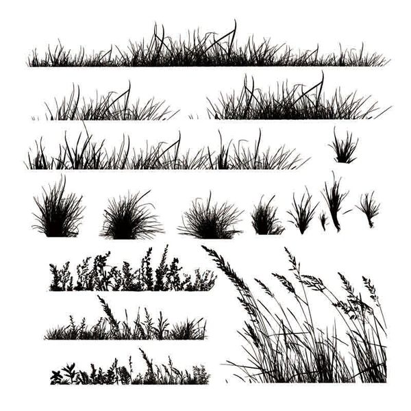 Штамповка травы прозрачная силиконовая печать/уплотнение для DIY ScrapBooking/фотоальболь