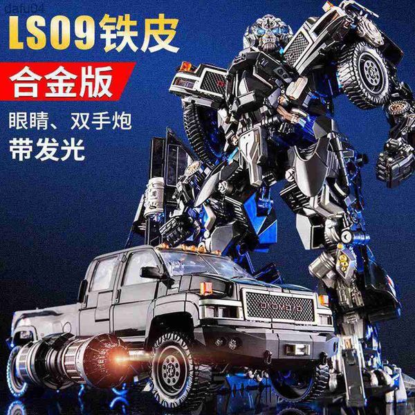 Transformation Spielzeug BMB Ls09 Ironsheet Waffe Expert Truck 01 MPM06 Auto Action Figure Verformung Roboter Legierung Anime Modell Geschenk L230522