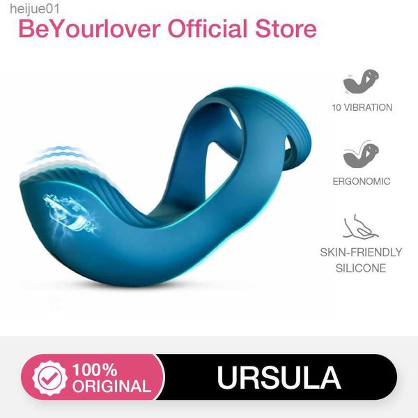 ZEMALIA Vibrating Penis Ring Sex Toys Couple Rings with 10 Vibration for Men Stimulator 3 in 1 Masturbator Masturbator G-Spot Vibrator L230518