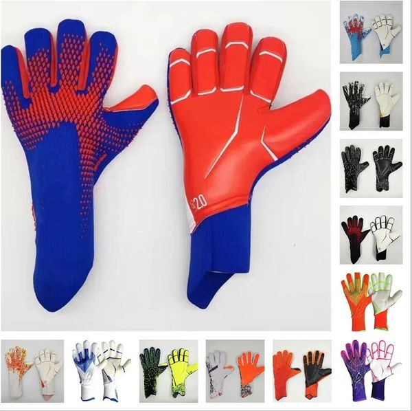 Новые вратарские перчатки с защитой пальцев, профессиональные мужские футбольные перчатки для взрослых и детей, более толстые вратарские футбольные перчатки C9HQ