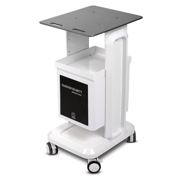 Beauty Salon Machine Stand Rolling Cart Beauty SPA Trolley Holder Con contenitore