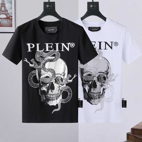 Plein ayı tişört erkek tasarımcı tshirts Phillip Plein Kafatası Philipps Plein Man T-Shirts Klasik Yüksek Kaliteli Hip Hop Philip Plein