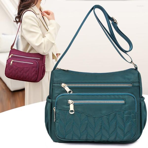 Sacos de noite Nylon Mensageiro Feminino Bolsa de Ombro Casual Feminino Bolsas Transversais Bolsa de Alta Qualidade Saco de Praia Senhora Mamãe Saco Principal