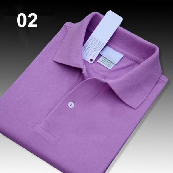 Camisa polo masculina de alta qualidade roxo claro shorts de algodão sólido crocodilo polos masculinos verão camisetas casuais homme camisetas masculinas poloshirt