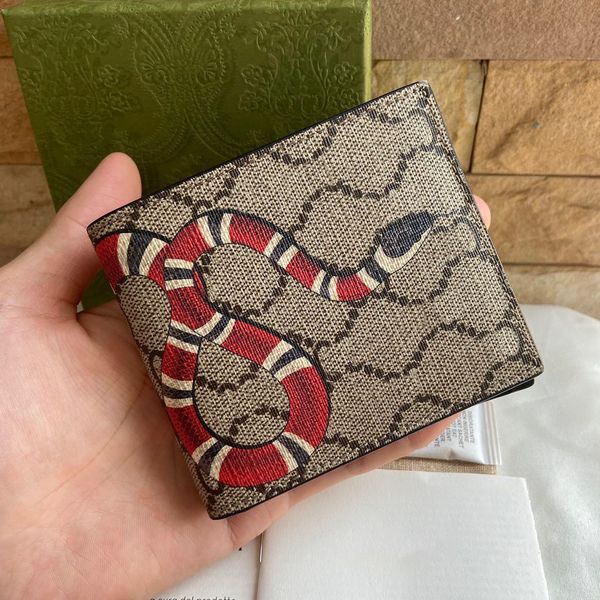 Moda Lüks Tasarımcı Cüzdan Erkek Kart Tutucu Çifte G Tote Orijinal Deri Porte Carte Hayvan Sikke Cüzdanları Kart Sahibi Cüzdanlar Kutu Kadınları Anahtar Zinciri Çantalar