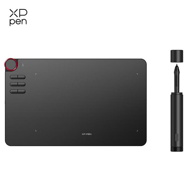 Comprimidos xppen déco 03 sem fio 2.4g gráfico digital desenho de tablet Pen Tablet com caneta passiva sem bateria e 6 atalho