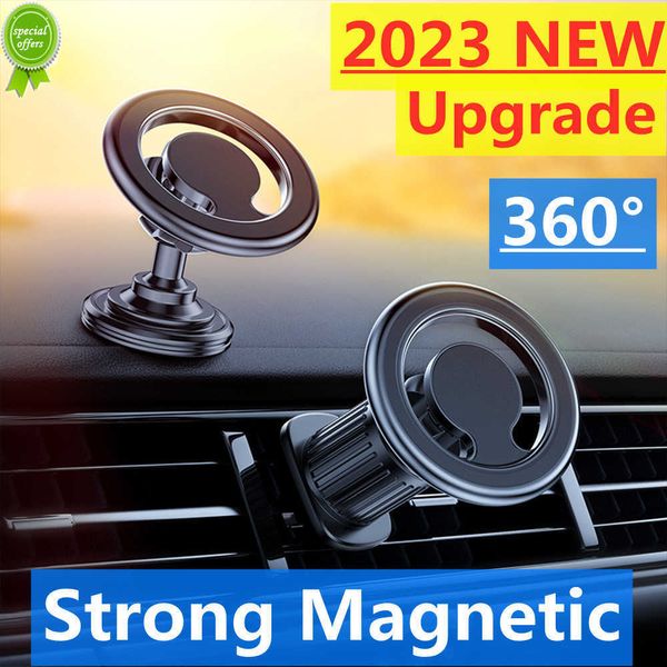 Auto Magnetische Auto Telefon Halter Magnet Ring Smartphone Mobile Ständer Zelle GPS Unterstützung Für iPhone 14 13 12 X Xiaomi mi Huawei Samsung LG