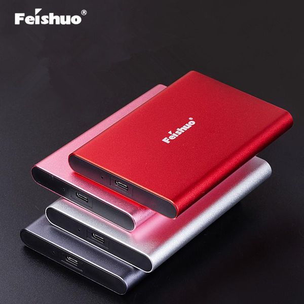 GUIDA FEISHUO Disco a disco rigido esterno 250 GB 320 GB 500GB 750 GB 2T Portable HDD da 1 TB esterno per laptop con USB di tipo C 3.1