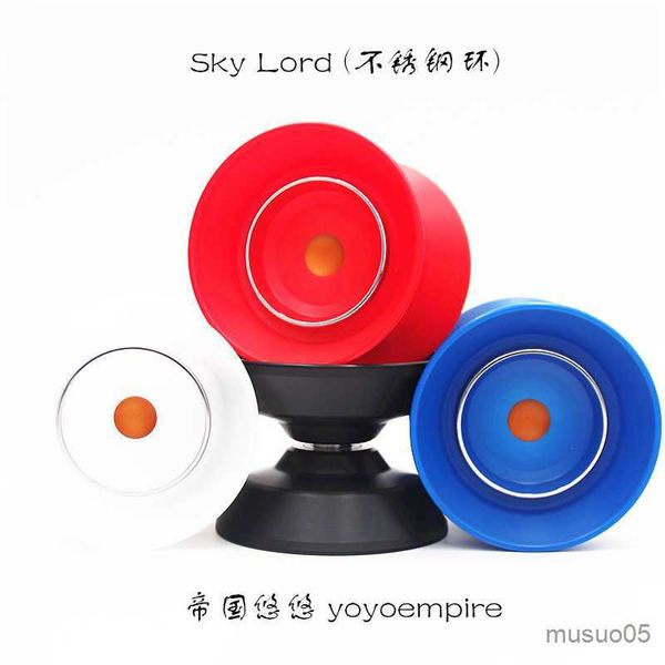 Yoyo New Arrive Sky Lord YOYO 4A Anel de aço inoxidável Yoyo para jogador profissional de ioiô