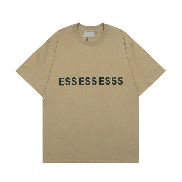 T-shirt clássica masculina e feminina de marca fashion estampada reflexiva verão manga curta camiseta fashion tamanho UE S-XL