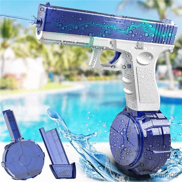 Sabbia gioca ad acqua divertente pistola elettrica pistola giocattoli da tiro automatico per esterno per la festa della spiaggia per la piscina combattere giocattolo per bambini R230613