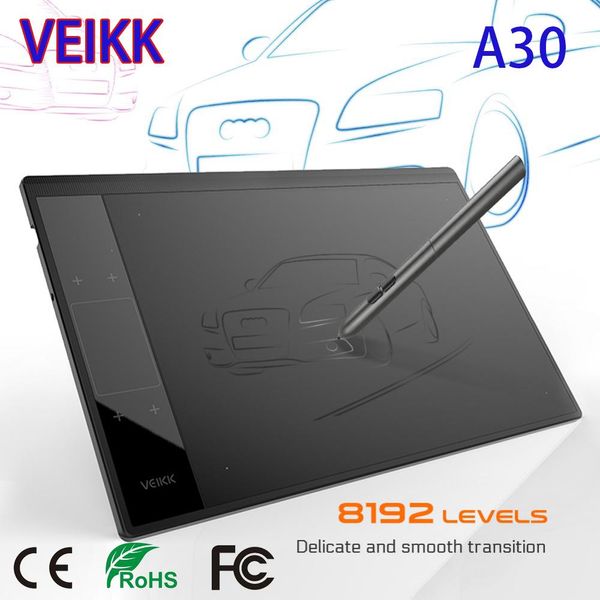 Tablets VEIKK A50 A30 Tablet digital Tablet de desenho de tablets 