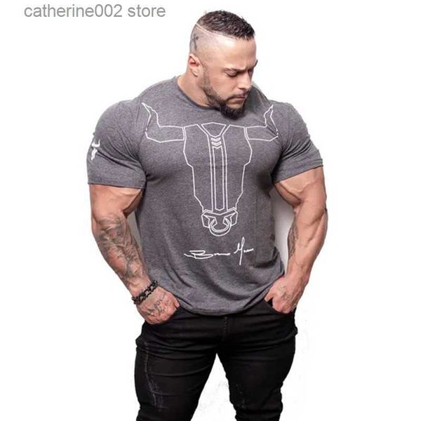 Erkek Tişörtleri Yaz Yeni Kamuflaj Fitness T-Shirt Hızlı Kuru Nefes Alabaç Tayt Ordu Taktik Tişört T-Shirt Mens Sıkıştırma Bodybulding Tee Toss T230601