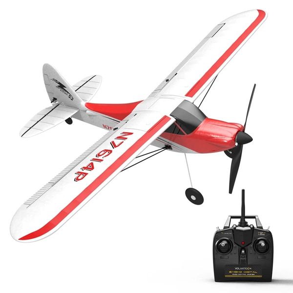 Volantex Sport Cub 500 761-4 4CH Однокновой аэробатический тренер для начинающих RC RC Airplane RTF встроенный в 6-осевую гиросероп.